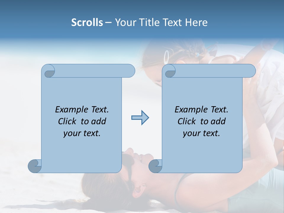 Mommy People Girl PowerPoint Template