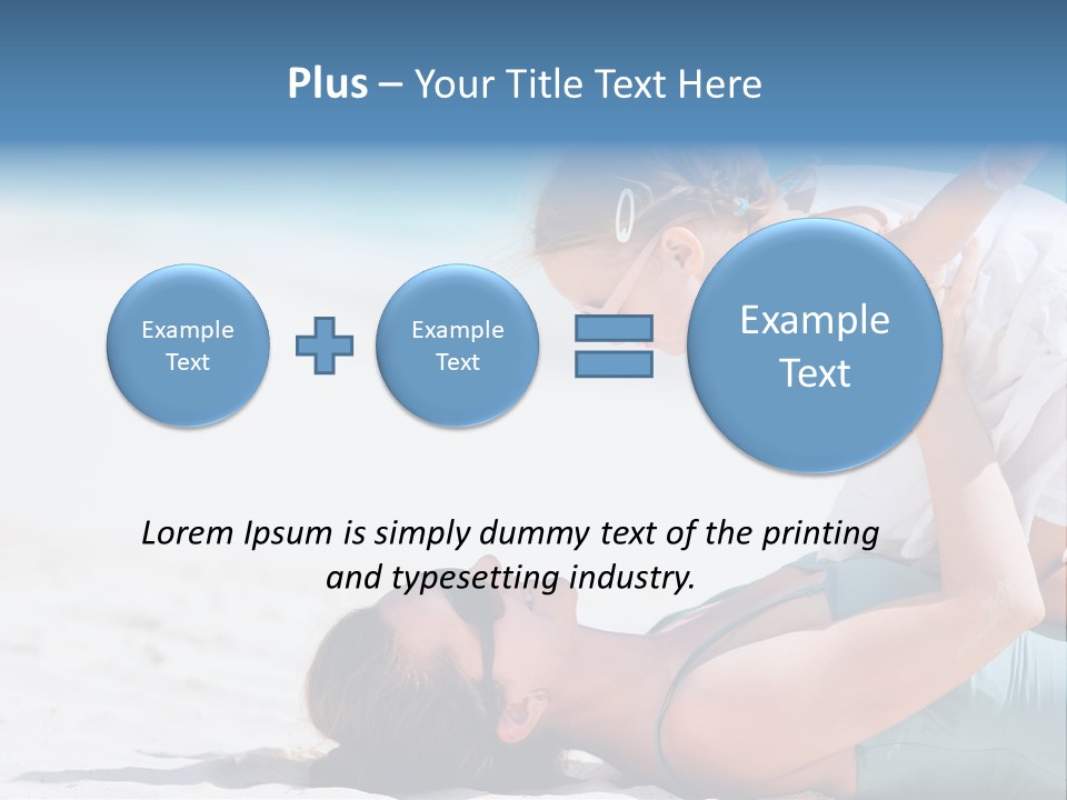 Mommy People Girl PowerPoint Template