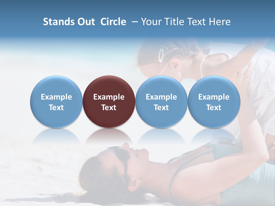 Mommy People Girl PowerPoint Template