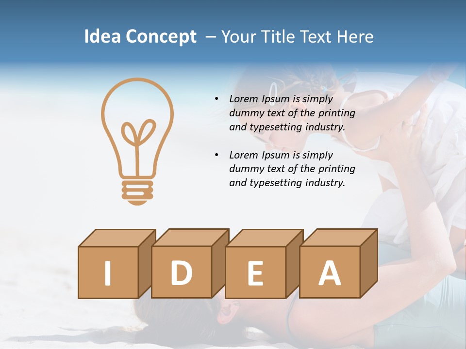 Mommy People Girl PowerPoint Template