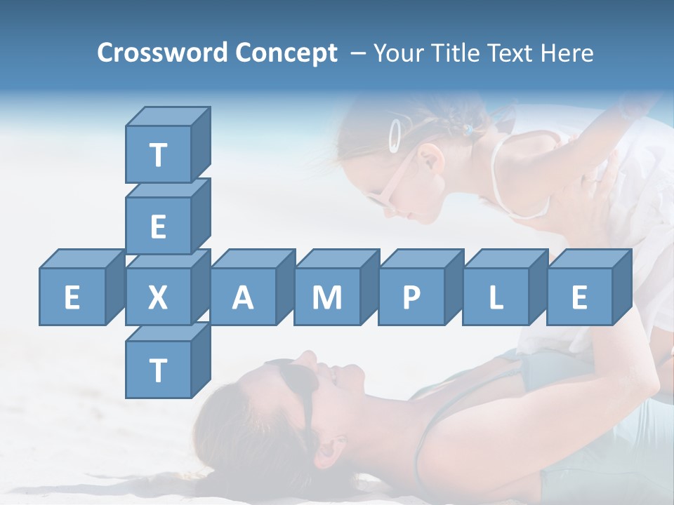 Mommy People Girl PowerPoint Template