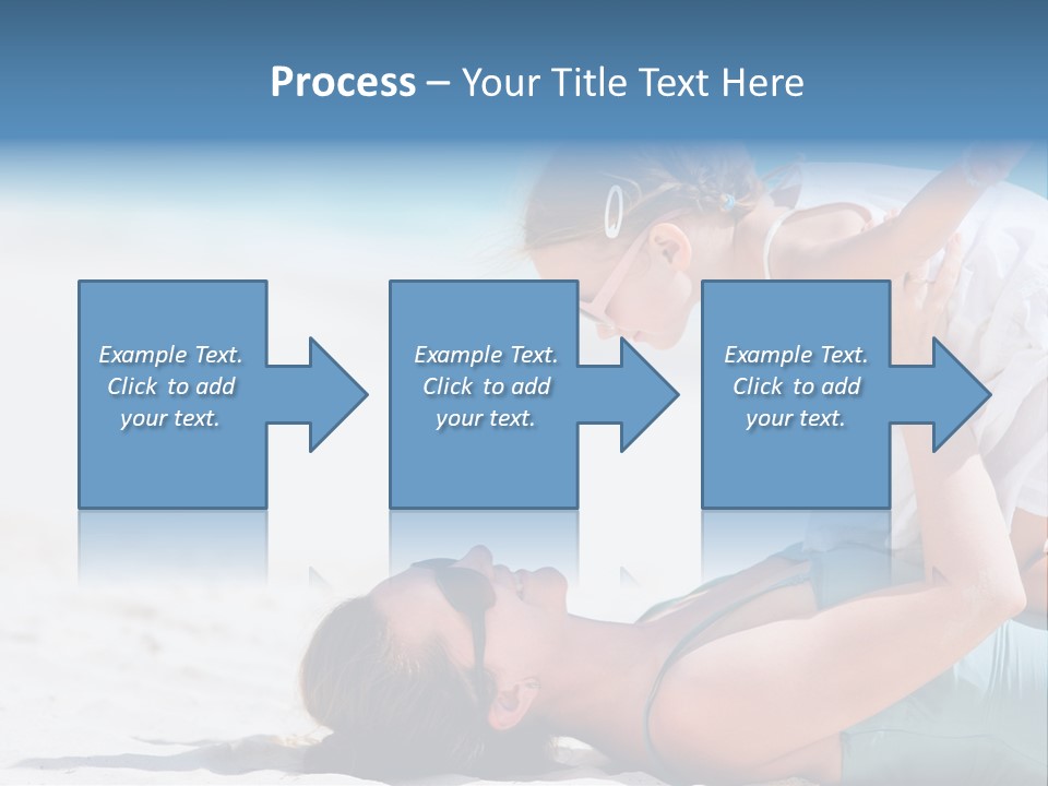 Mommy People Girl PowerPoint Template