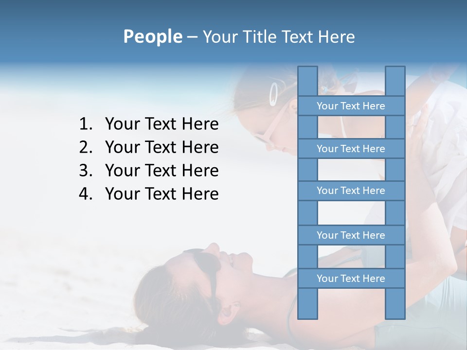 Mommy People Girl PowerPoint Template