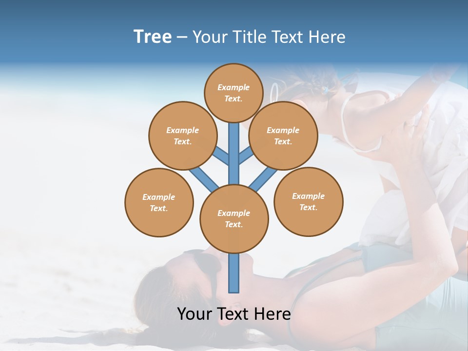 Mommy People Girl PowerPoint Template