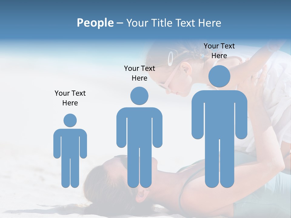 Mommy People Girl PowerPoint Template