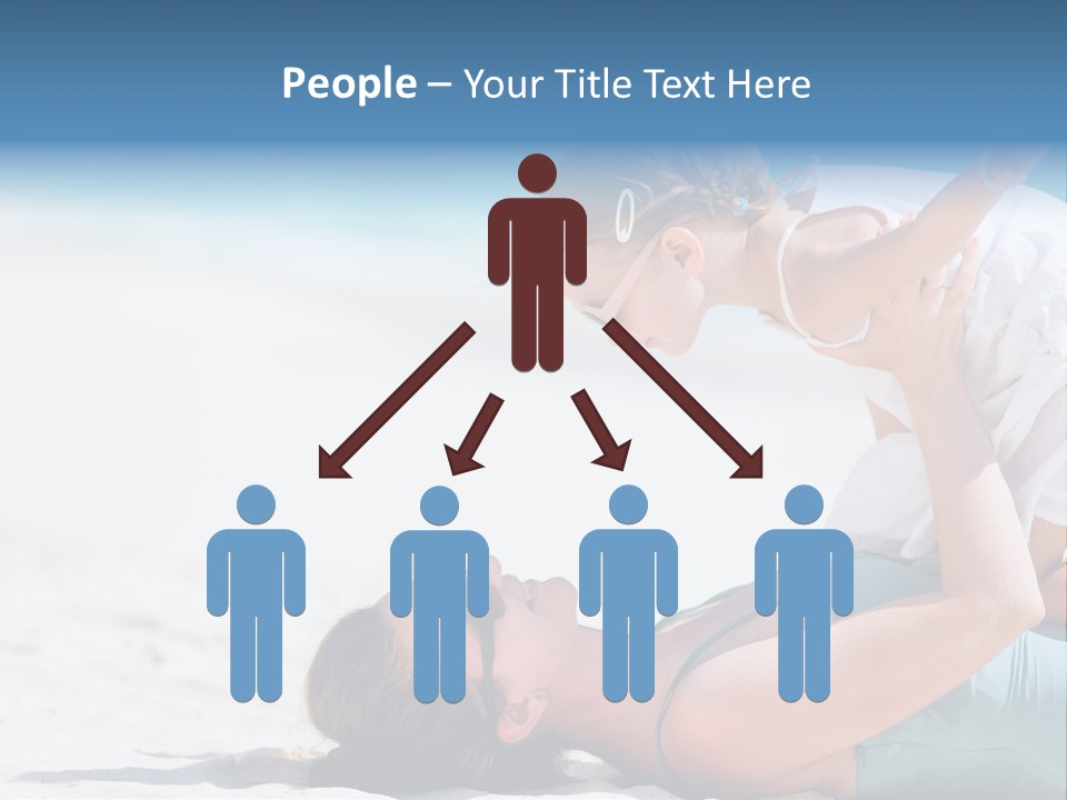 Mommy People Girl PowerPoint Template