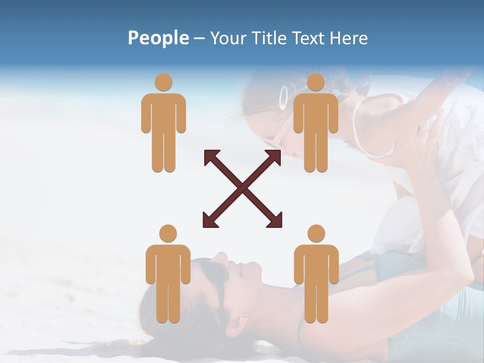 Mommy People Girl PowerPoint Template