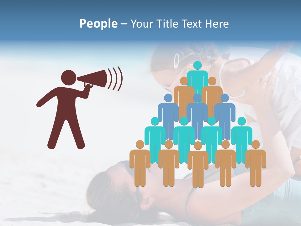 Mommy People Girl PowerPoint Template