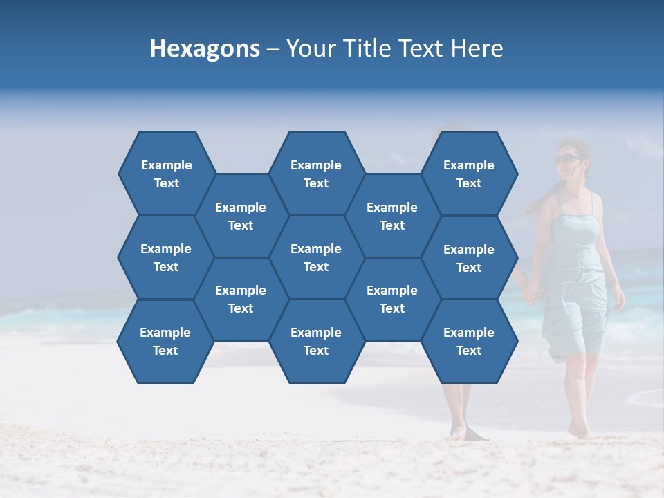 Female Water Attractive PowerPoint Template