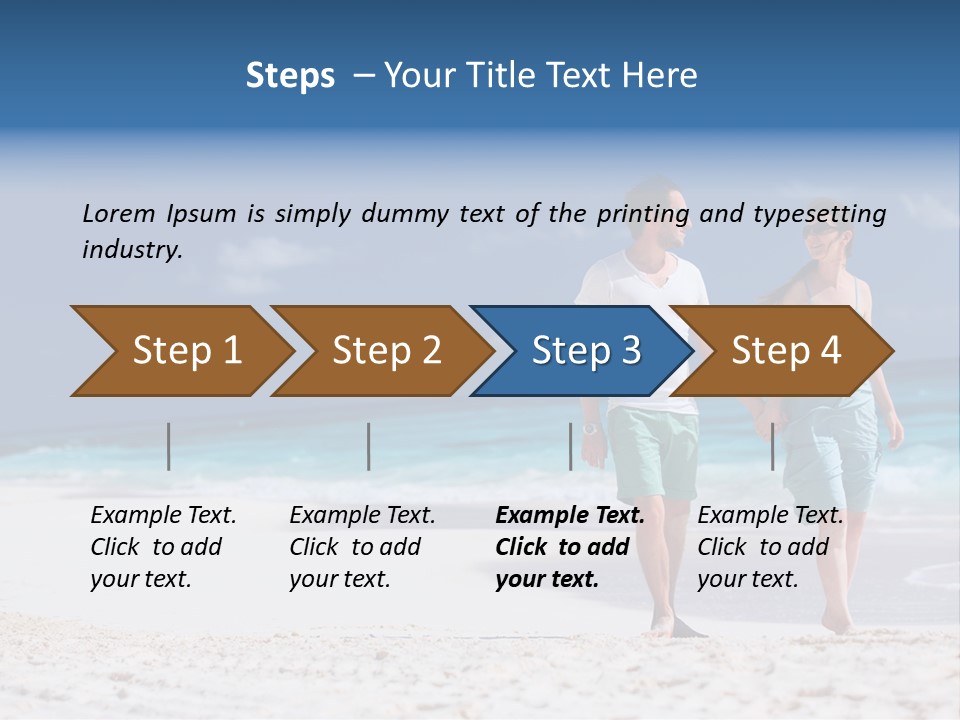 Female Water Attractive PowerPoint Template