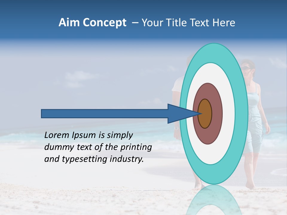 Female Water Attractive PowerPoint Template