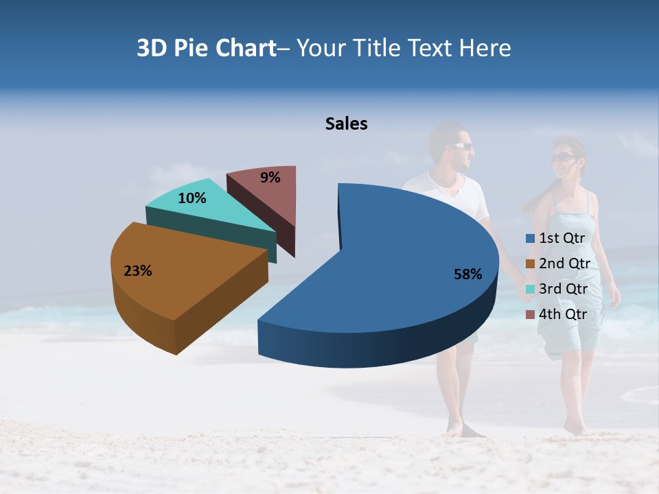 Female Water Attractive PowerPoint Template