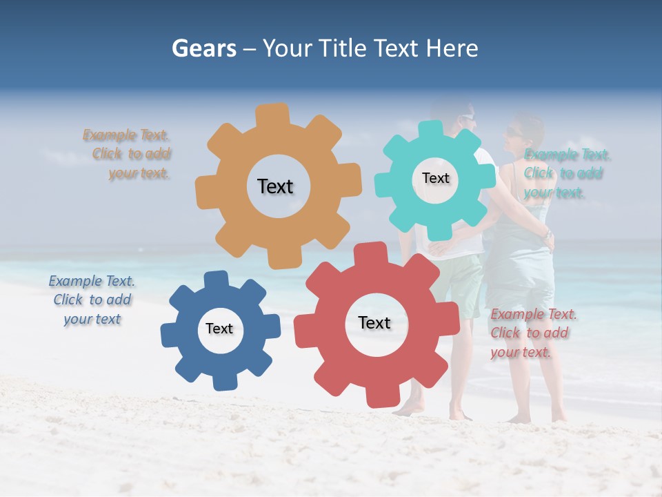 Water Happiness Together PowerPoint Template