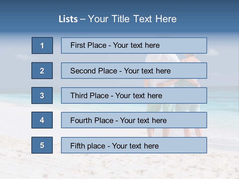 Water Happiness Together PowerPoint Template