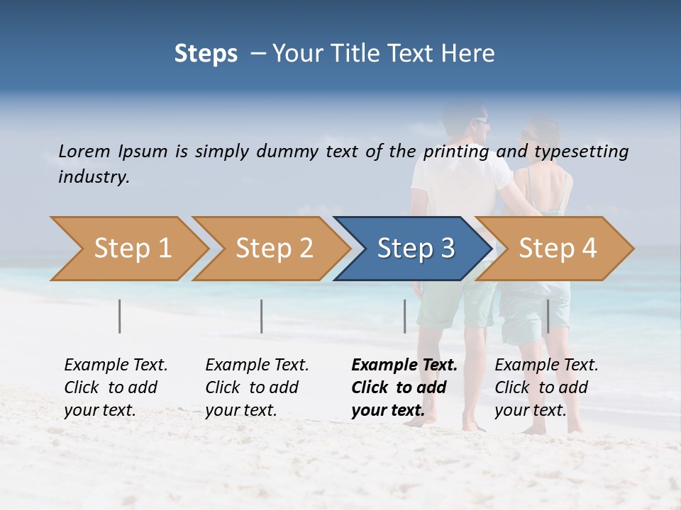 Water Happiness Together PowerPoint Template