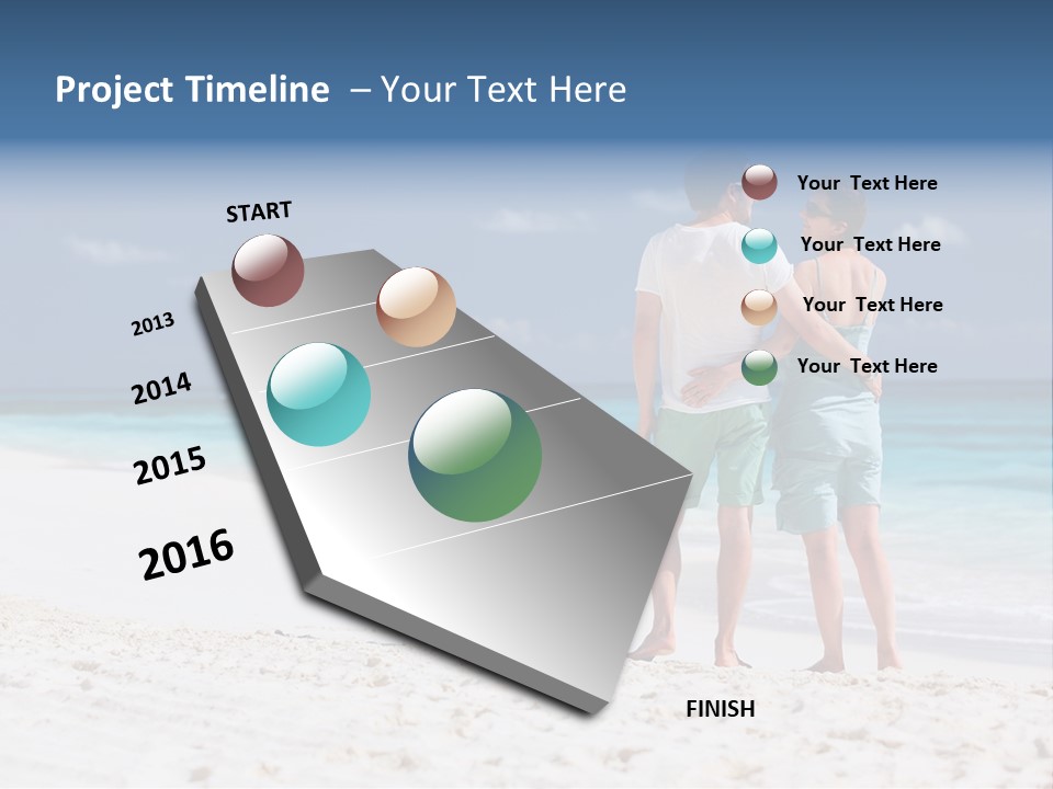 Water Happiness Together PowerPoint Template
