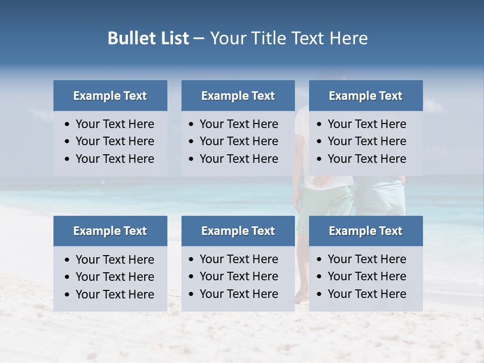 Water Happiness Together PowerPoint Template