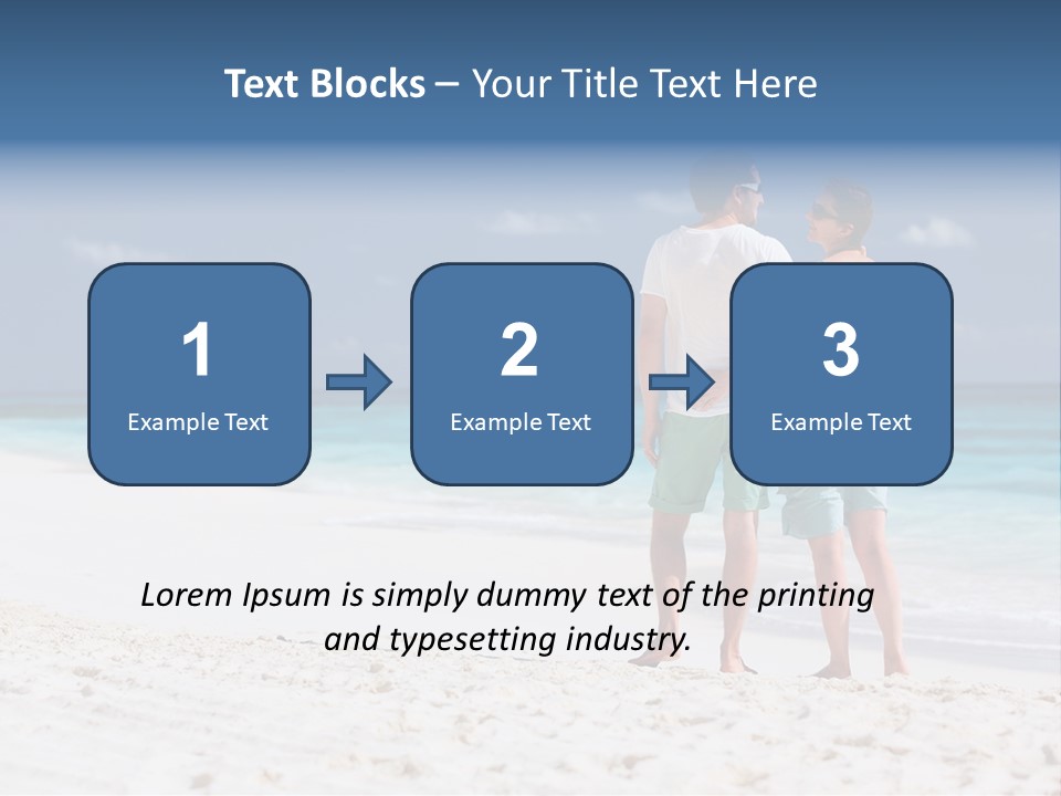 Water Happiness Together PowerPoint Template