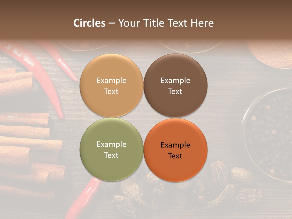 Stilllife Food Cardamom PowerPoint Template