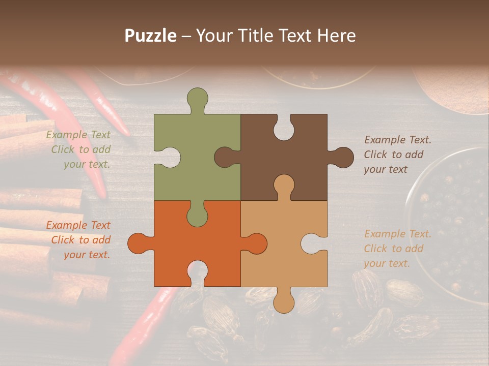 Stilllife Food Cardamom PowerPoint Template