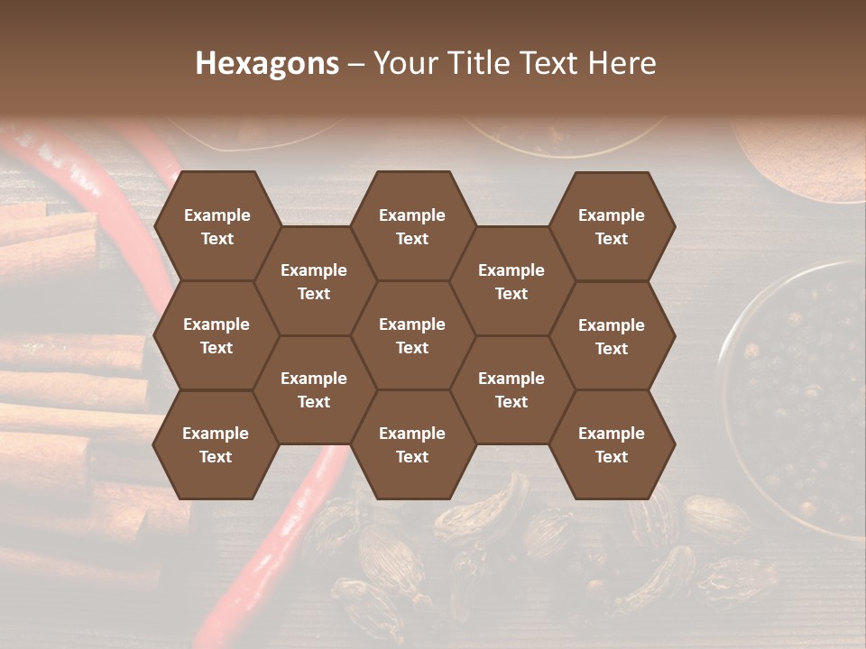 Stilllife Food Cardamom PowerPoint Template