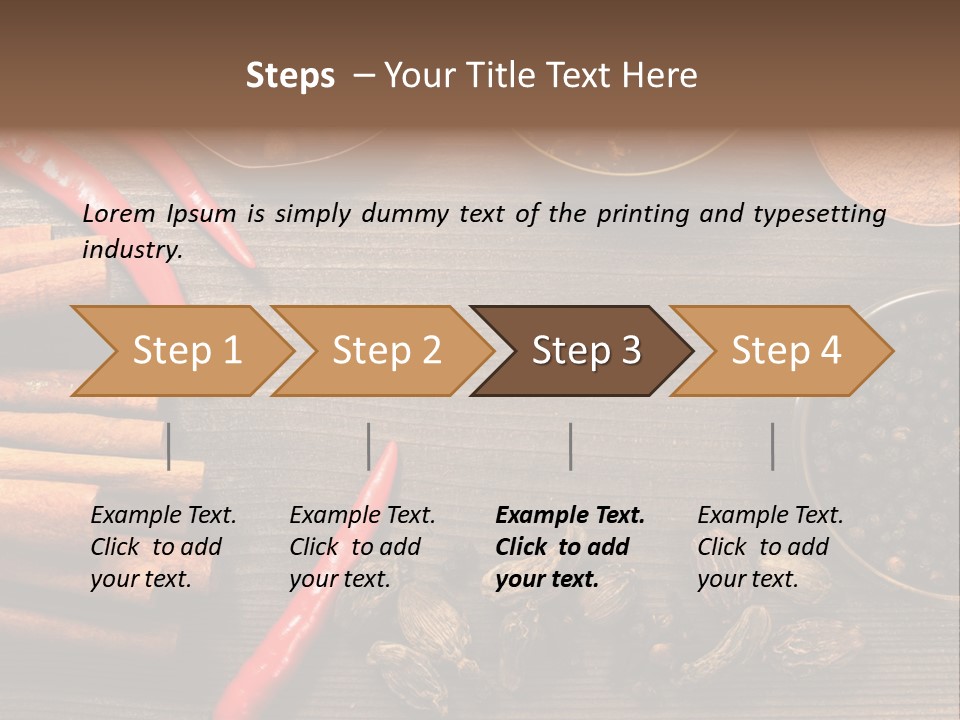 Stilllife Food Cardamom PowerPoint Template