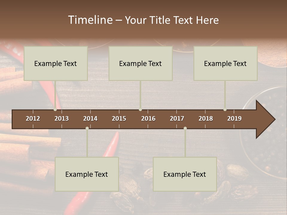 Stilllife Food Cardamom PowerPoint Template