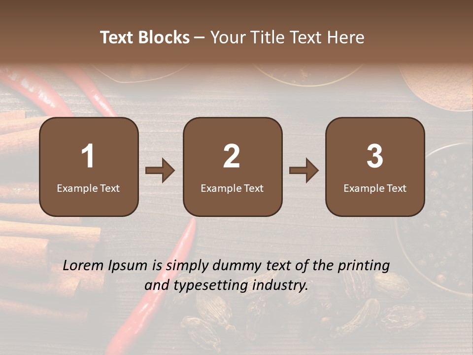 Stilllife Food Cardamom PowerPoint Template