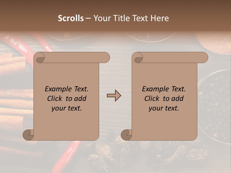 Stilllife Food Cardamom PowerPoint Template