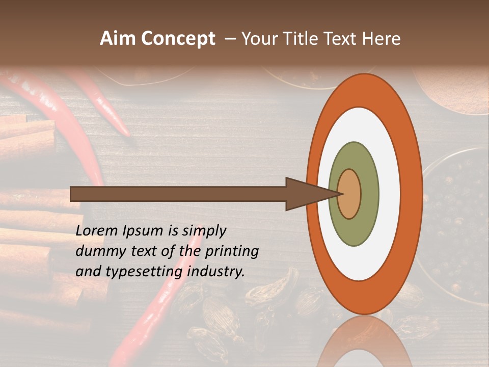 Stilllife Food Cardamom PowerPoint Template