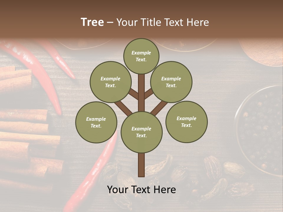 Stilllife Food Cardamom PowerPoint Template