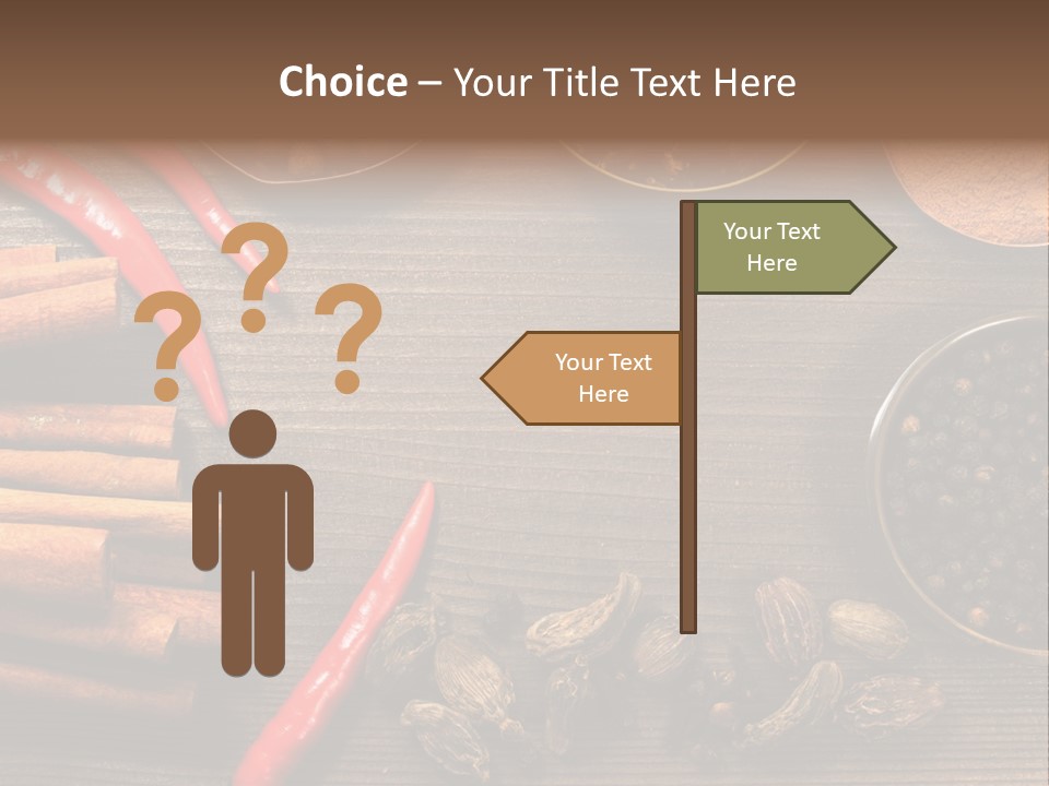 Stilllife Food Cardamom PowerPoint Template