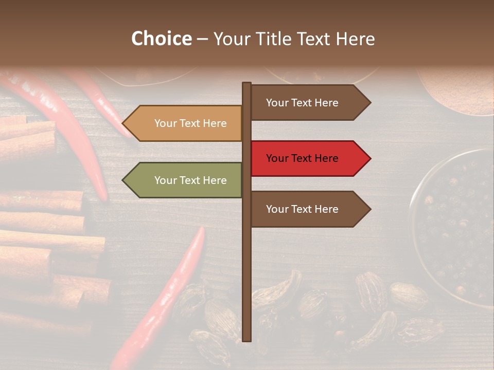 Stilllife Food Cardamom PowerPoint Template