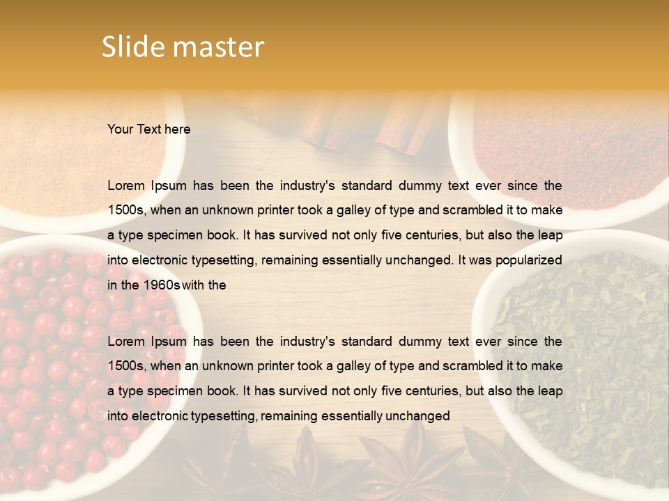 Red Stars Purity PowerPoint Template