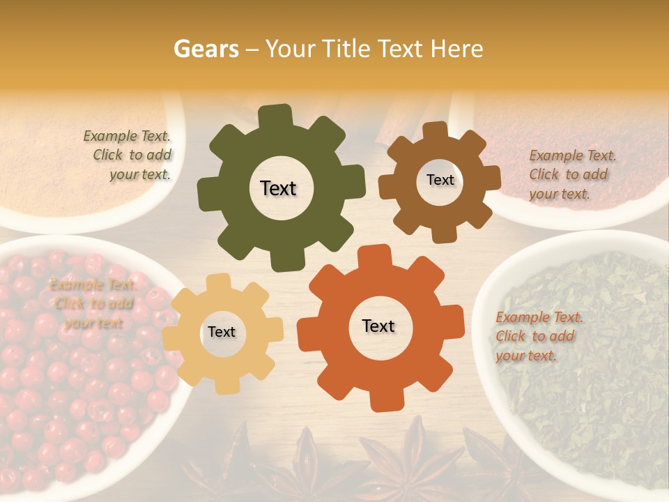 Red Stars Purity PowerPoint Template