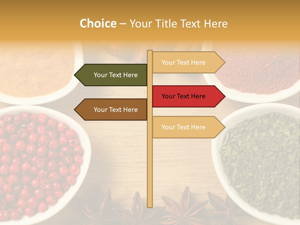 Red Stars Purity PowerPoint Template