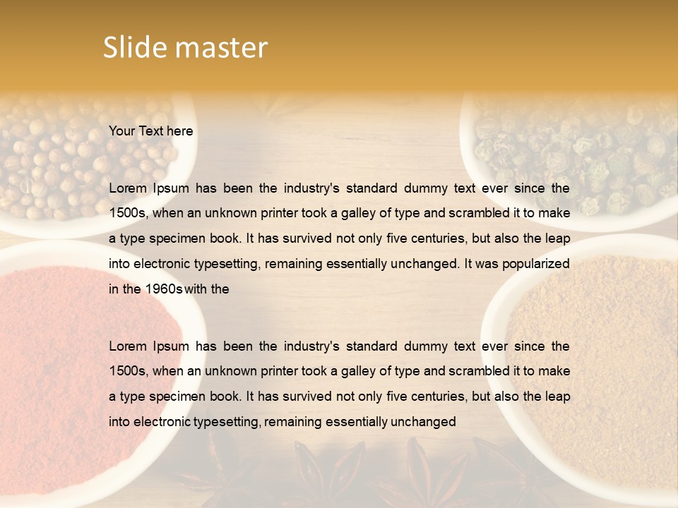 Flavour Stars Color PowerPoint Template