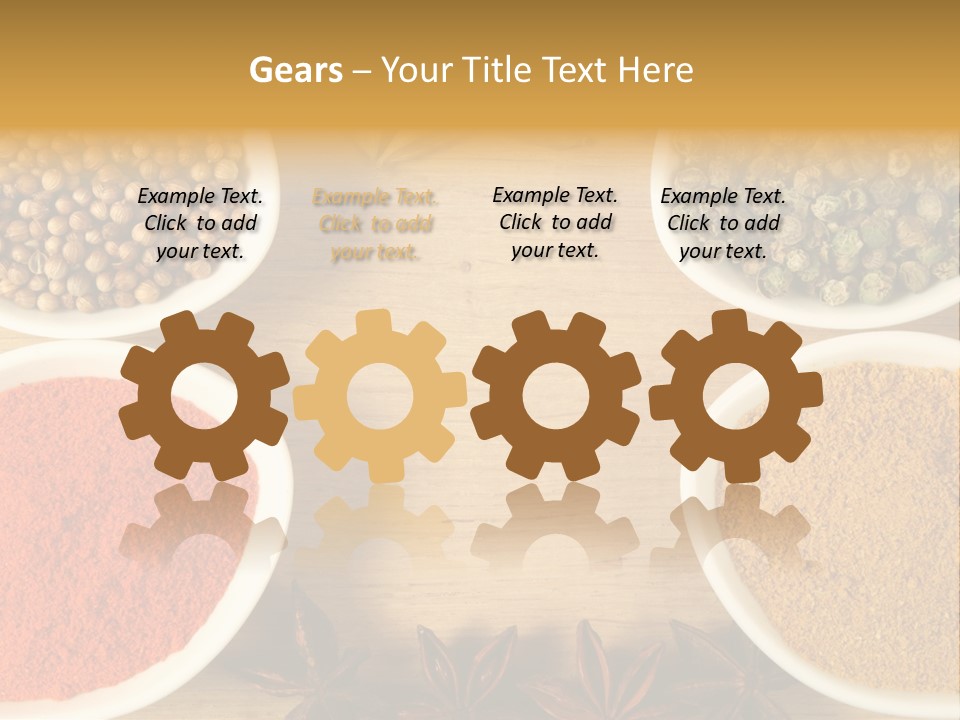 Flavour Stars Color PowerPoint Template