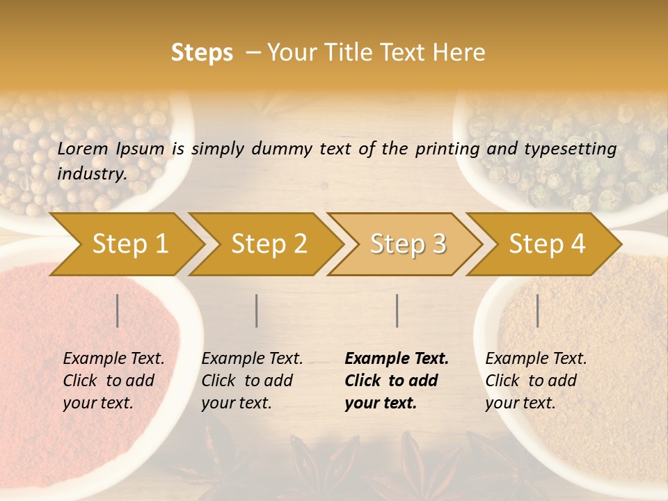 Flavour Stars Color PowerPoint Template