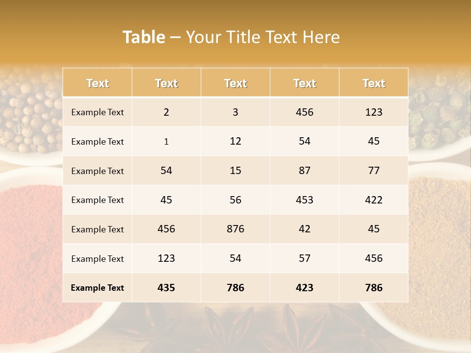Flavour Stars Color PowerPoint Template
