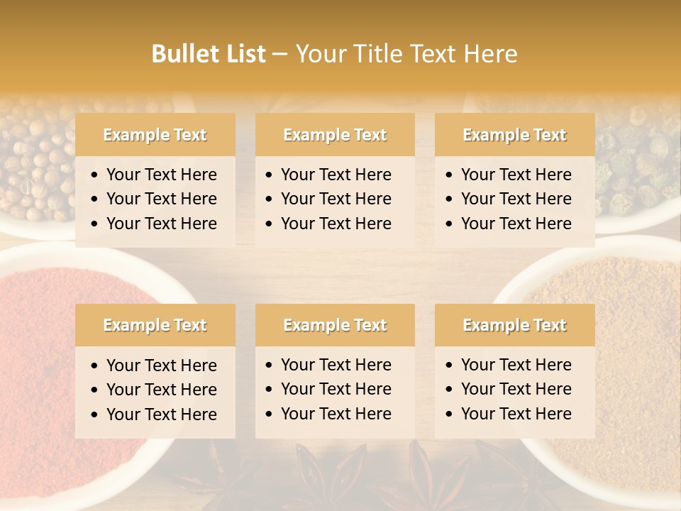 Flavour Stars Color PowerPoint Template
