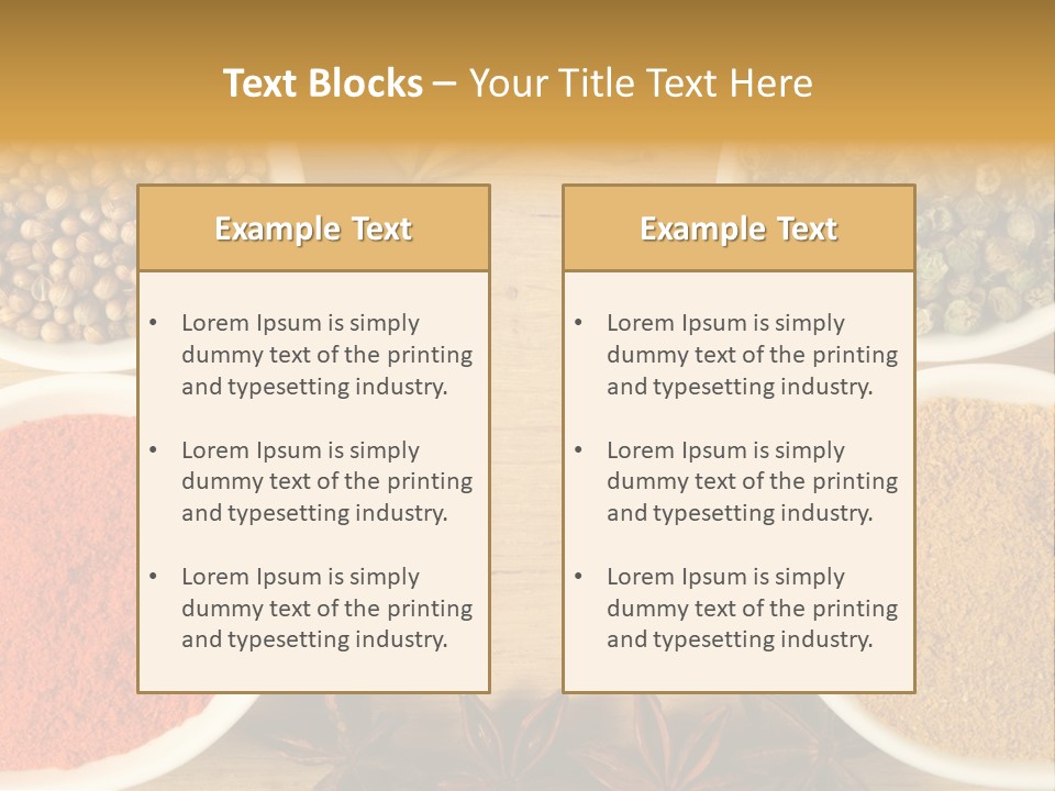 Flavour Stars Color PowerPoint Template
