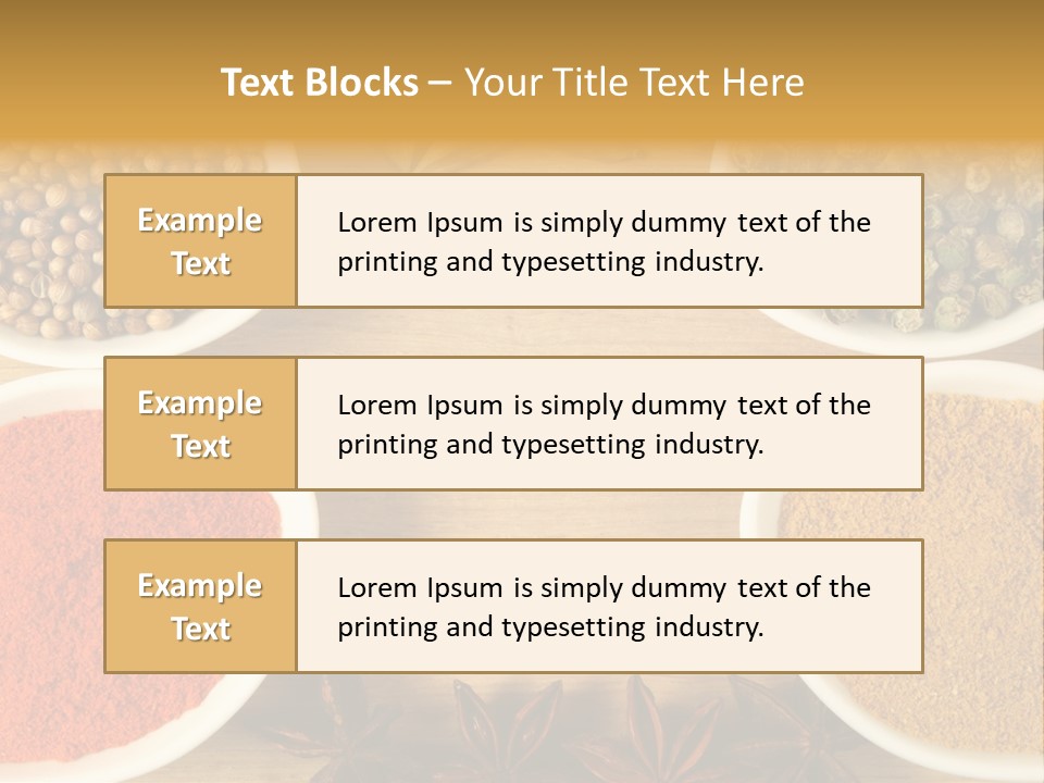 Flavour Stars Color PowerPoint Template