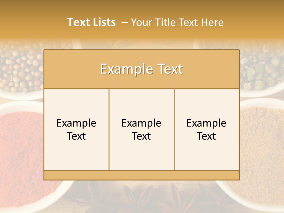 Flavour Stars Color PowerPoint Template