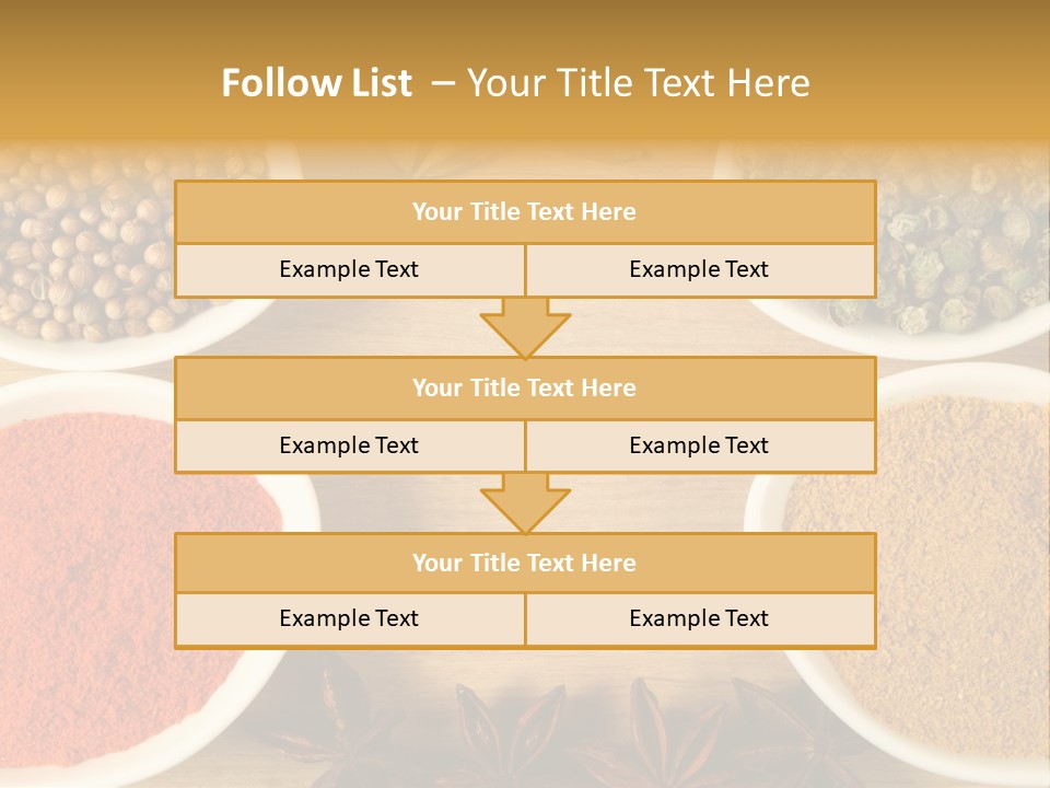 Flavour Stars Color PowerPoint Template