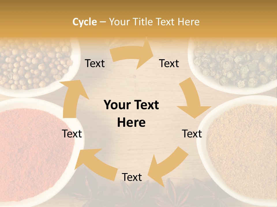 Flavour Stars Color PowerPoint Template