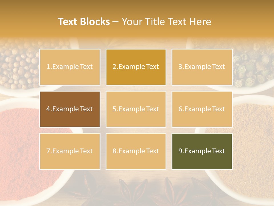 Flavour Stars Color PowerPoint Template