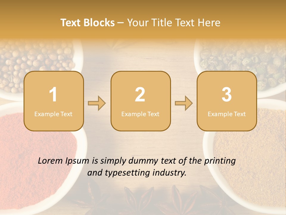 Flavour Stars Color PowerPoint Template