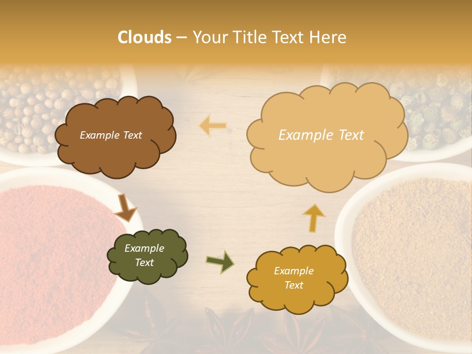 Flavour Stars Color PowerPoint Template