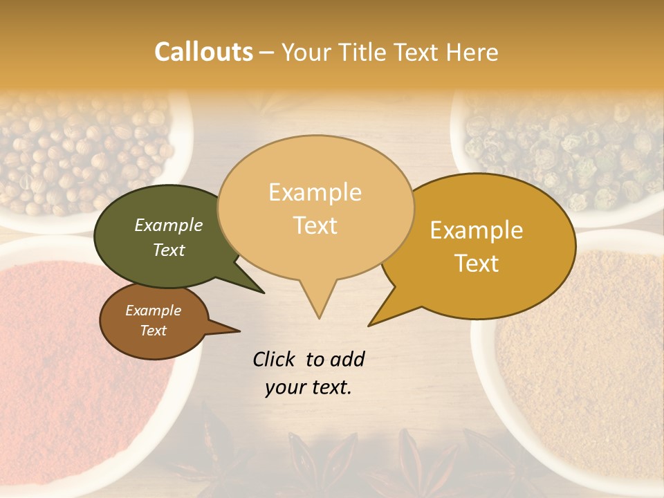 Flavour Stars Color PowerPoint Template